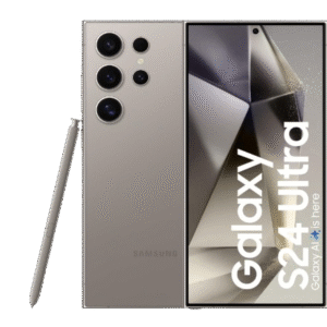 Samsung Galaxy S24 Ultra 5G AI Smartphone with Galaxy AI (Titanium Gray, 12GB, 256GB Storage), Snapdragon 8 Gen 3, 200 MP Camera with ProVisual Engine and 5000mAh Battery